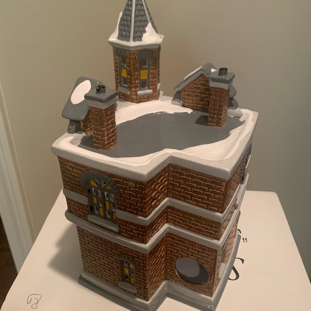 Dept. 56 Snow Village: “Jack’s Corner Barber Shop”